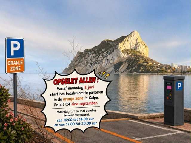 Gewijzigd parkingbeleid Calpe