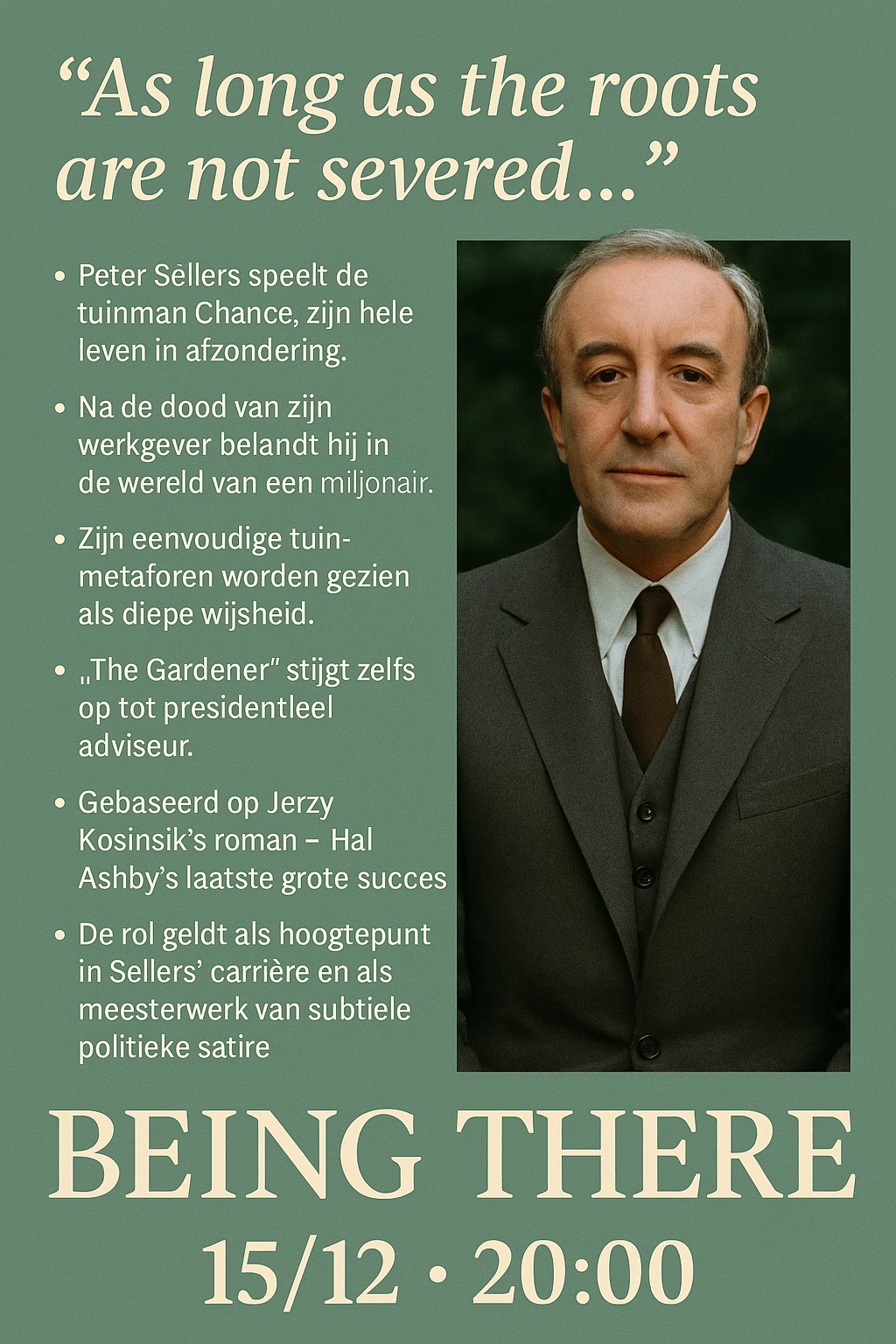 Maandag filmavond : Being there